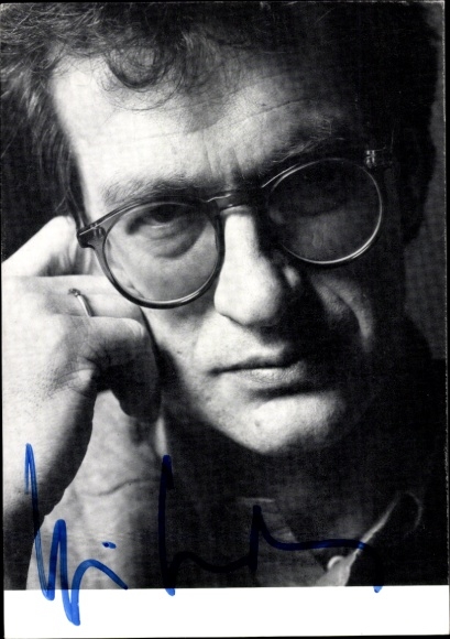 Postcard Actor, Director Wim Wenders, Portrait, Autograph