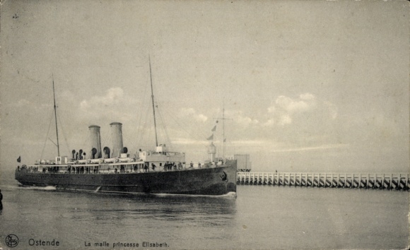 PC steamer La malle princesse Elisabeth, Ostend West Flanders