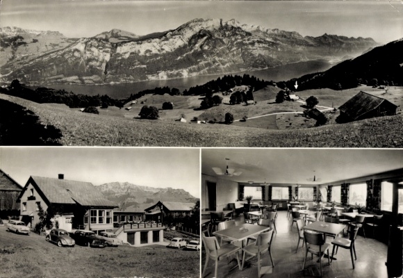KP Obstalden Canton Glarus, Berghaus Hüttenberg, częściowy widok