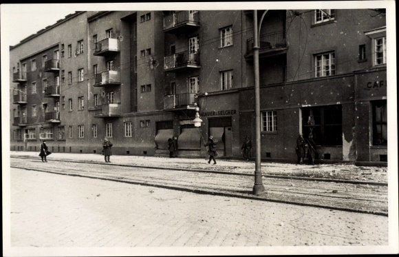 Foto Ak Wien 12, Julirevolte, Straßenkämpfe, Schreckenstage 15./ 16. Juli 1927