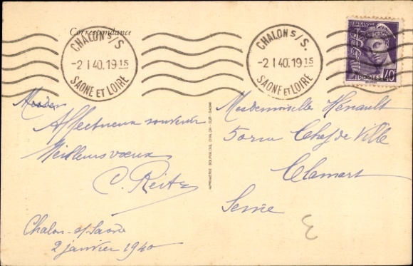 Postcard Vendanges en Bourgogne, Le Pressurage