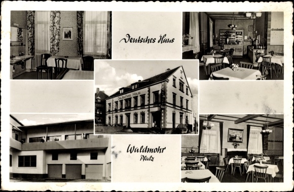 Ak Waldmohr Pfalz, Hotel Deutsches Haus