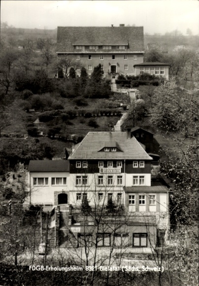 Ak Bielatal Saksisch Zwitserland, FDGB recreatiewoning