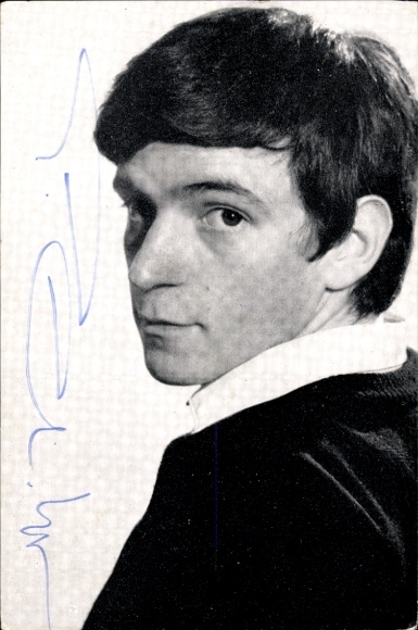 Autogrammkarte Sänger Georges Chelon, Autogramm