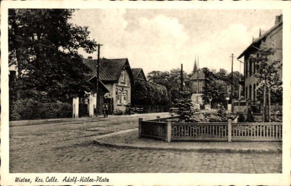 Ak Wietze in der Lüneburger Heide, Adolf-Hitler-Straße