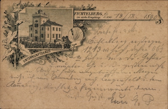 Vorläufer Oberwiesenthal im Erzgebirge, Fichtelberg, Unterkunftshaus Fichtelberghaus
