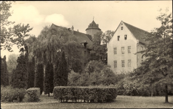 Ak Spremberg in der Lausitz, kasteel, nu districtsraad