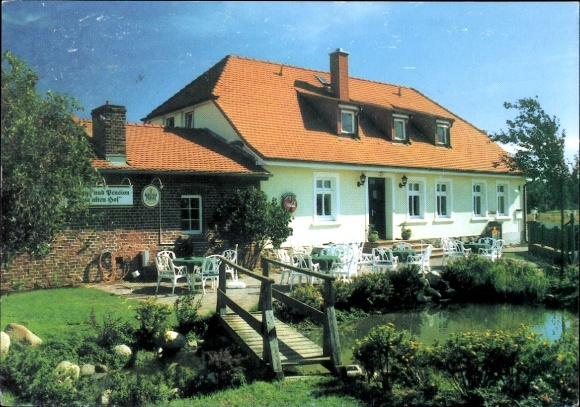 Postcard Sommerfeld Kremmen in Havelland, Country Inn Zum alten Hof, Hohenbrucher Straße 9