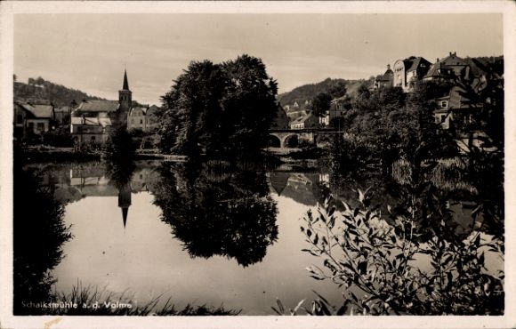 Postcard Schalksmühle in Sauerland, partial view