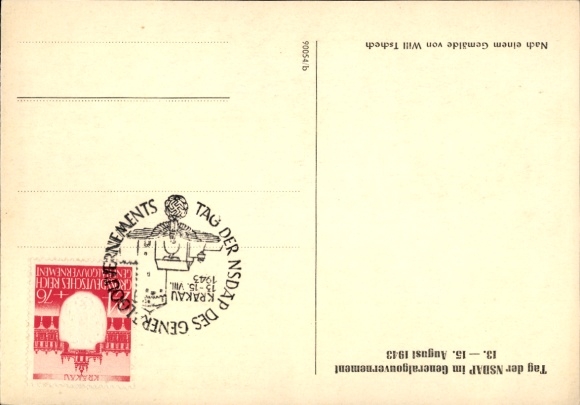 Artist Postcard Tschech, Will, It is not you who are the measure but the front, Wehrmacht, Day of the NSDAP