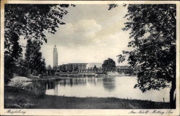 49 Ak Magdeburg Elbe, diverse Ansichten, kleinformatig