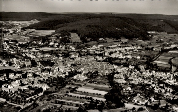 Ak Höchst im Odenwald, Fliegeraufnahme