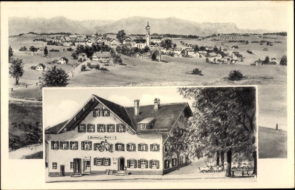 Artist PC Königsdorf in Oberbayern, Panorama, Gasthof zur Post