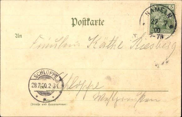 litho Hameln, De rattenvanger, kinderuittreksel 1284