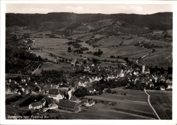 Ak Rudersberg in Württemberg, Fliegeraufnahme