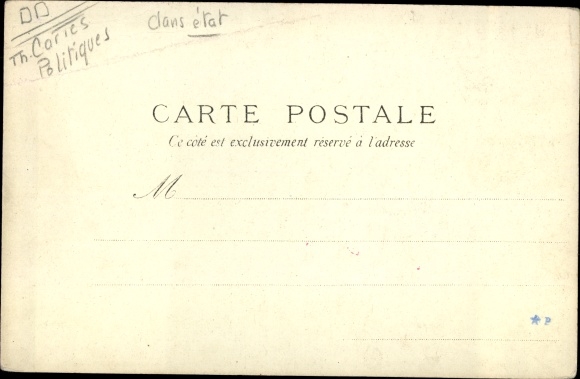 Artist Postcard Norwins, Binetoscope de Lanessan, caricature