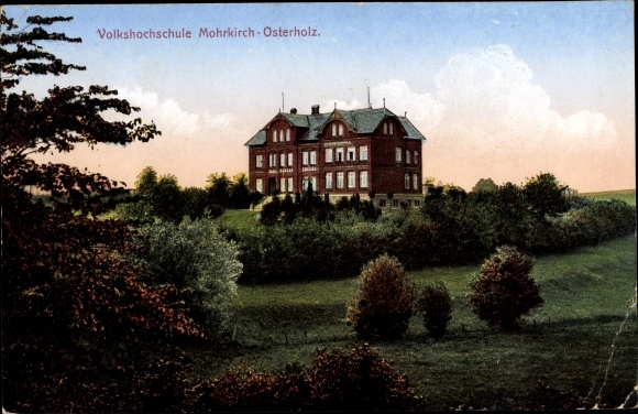 Ak Mohrkirch Osterholz in Sleeswijk-Holstein, centrum voor volwassenenonderwijs