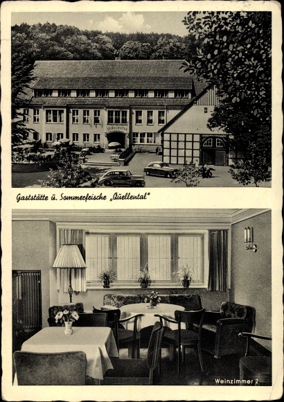 KP Steinhagen w Westfalii, restauracja Quellental, widok wnętrza