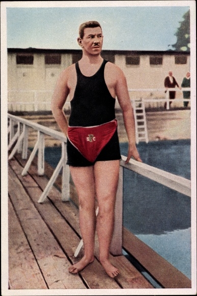 Collection picture Olympia 1936, Olympic Games St. Louis 1904, swimmer C. Rausch