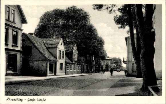 Ak Ahrensburg in Holstein, Große Straße