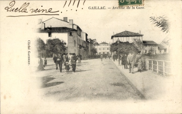 PC Gaillac Tarn, Avenue de la Gare, street section