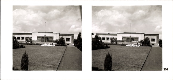 Stereo Raumbild Foto "Die NS Musterbetriebe 1937-38", Nr. 254 Teutoburger Margarinewerke, Hilter