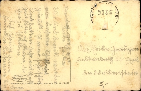 Postcard Seiffen in the Ore Mountains, toy advertising show, Christmas mass, wooden toys