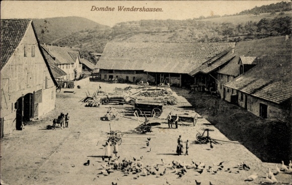 Ak Wendershausen Witzenhausen an der Werra Hessen, Domäne