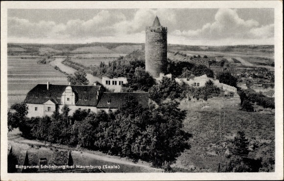 KP Schönburg an der Saale Burgenlandkreis, ruiny zamku
