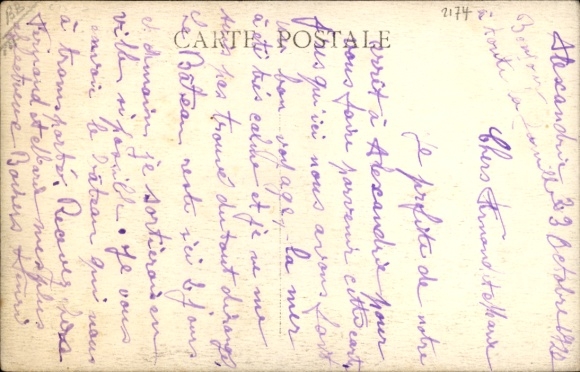PC Messageries Maritimes, MM, steamer SS Mariette-Pacha