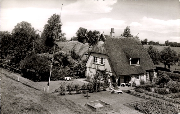 Ak Kollmar an der Niederelbe, Gasthaus am Deich