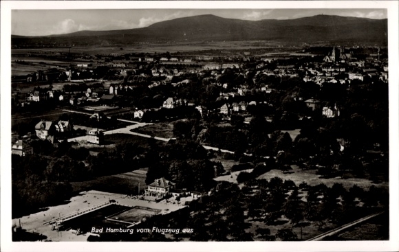 Postcard Bad Homburg vor der Höhe Hessen, aerial photograph