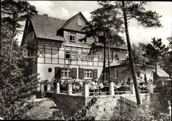 Ak Klettbach in Thüringen, Berggaststätte Stiefelburg