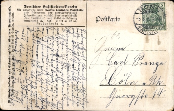 Kunstenaars Ak Schulze, Hans Rudolf, militaire tweedekker op verkenningstocht over het Argonnewoud