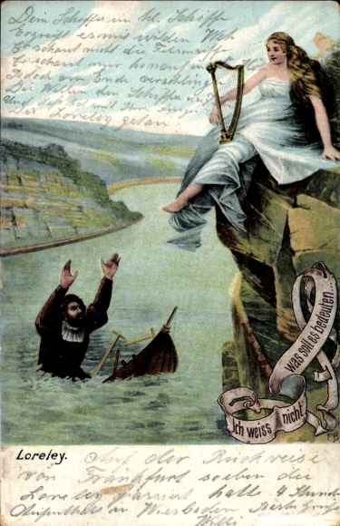 PC St. Goarshausen am Rhein Loreley, drowning man, Ottmar Zieher