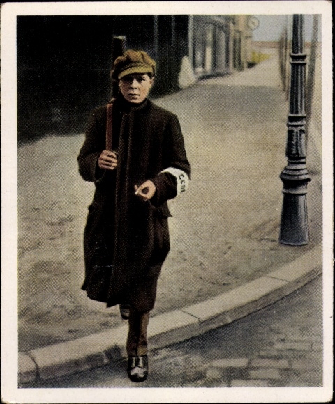 Sammelbild Die Nachkriegszeit Nr. 28, April 1920 Die Rote Armee, Wachtposten