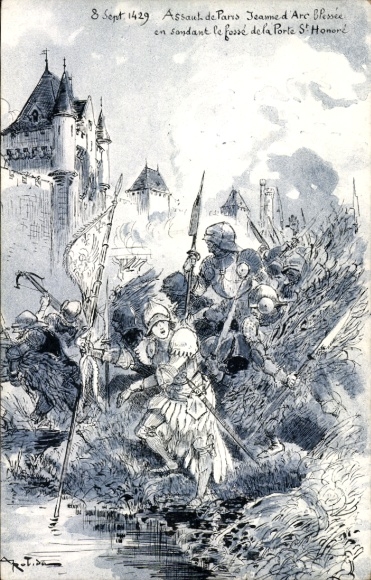 Artist PC Joan of Arc, Porte Saint Honore, 1429