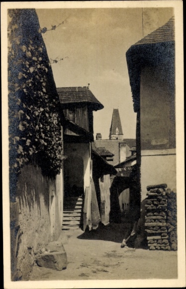 KP Weißenkirchen an der Donau Wachau Dolna Austria, widok na ulicę