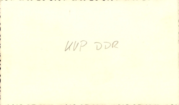 Photo KVP of the GDR, Kasernierte Volkspolizei, company in uniform at roll call
