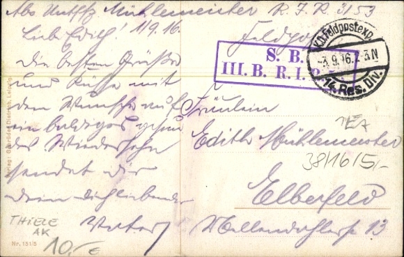 Artist Postcard Thiele, Arthur, We Barbarians, Always helpful, soldiers help with washing, I. WK