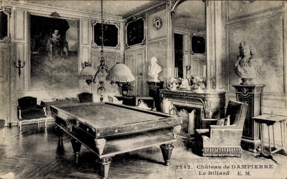 Ak Dampierre-Yvelines, Le Chateau, Le Billard
