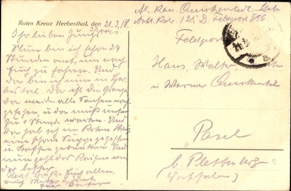 PC Herbesthal Lontzen Wallonia Liège, Red Cross