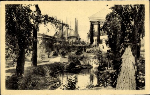 KP Bruksela, Wystawa Światowa 1935, częściowy widok na park