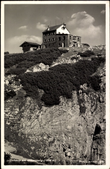 Postcard Marktschellenberg Berchtesgadener Land, Stöhrhaus am Untersberg