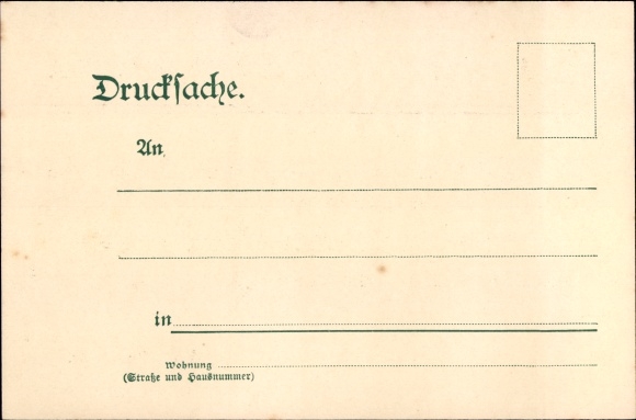Postcard Ahlerstedt in Lower Saxony, singing club Frohsinn, invitation to the anniversary celebration