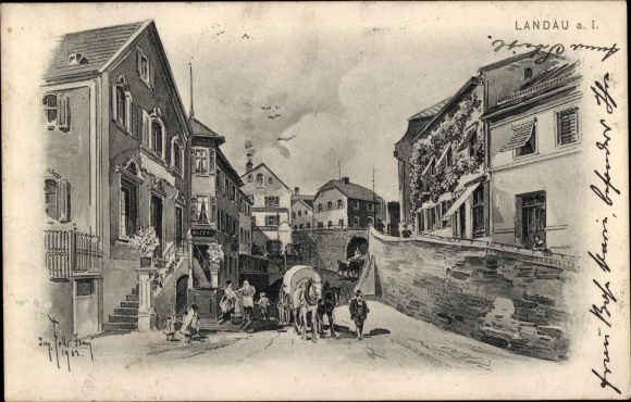 Artist PC skins, Eugen, Landau in der Pfalz, road section, carriage