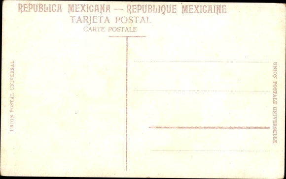 Postcard Mexico, Aguador Mexicano, Sociable, Mexican