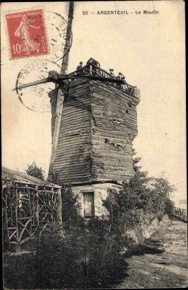 Postcard Argenteuil Val d&#39;Oise, The Mill