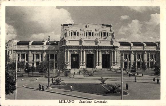 Ansichtkaart Milano Milaan Lombardia, centraal station