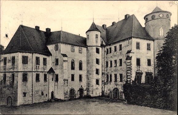 Postcard Bärenstein Altenberg in the Ore Mountains, Bärenstein Castle